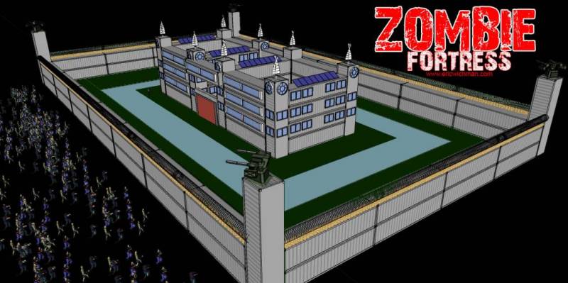 Zombie Fortress: Made from Steel Shipping Containers
