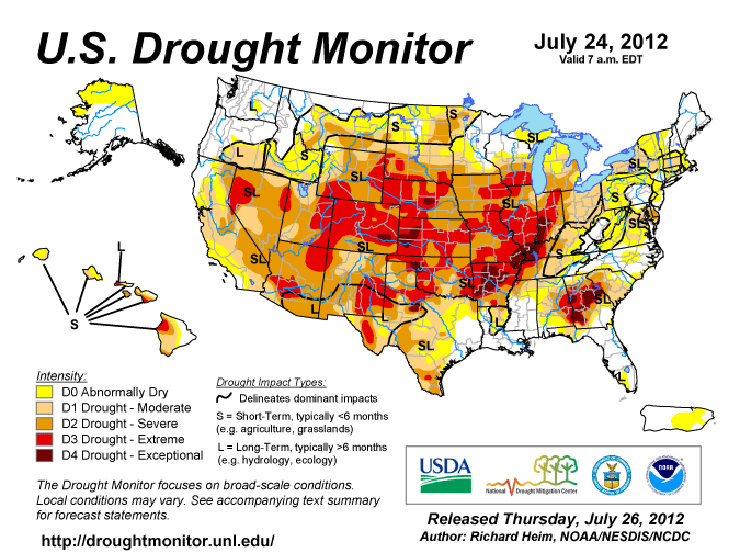 U.S. Drought Map