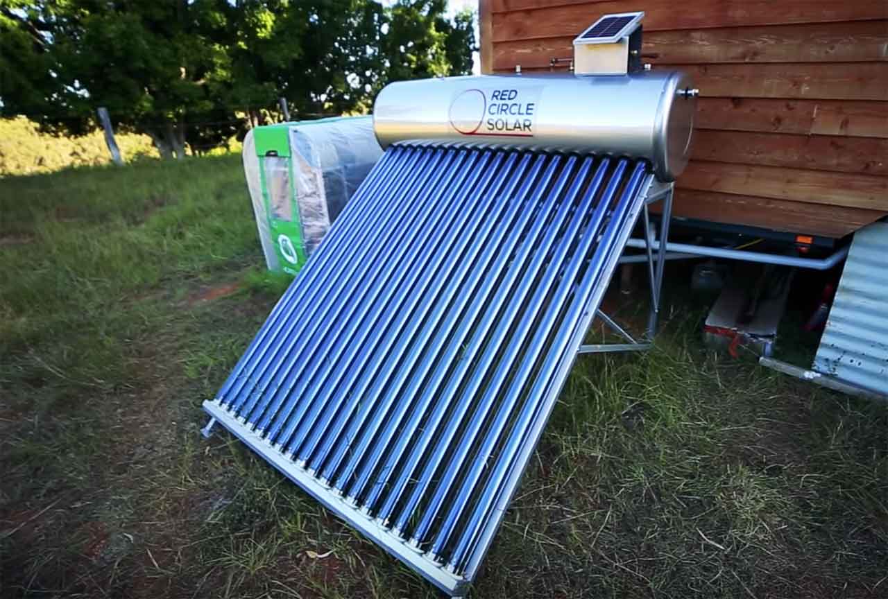 off grid water heater