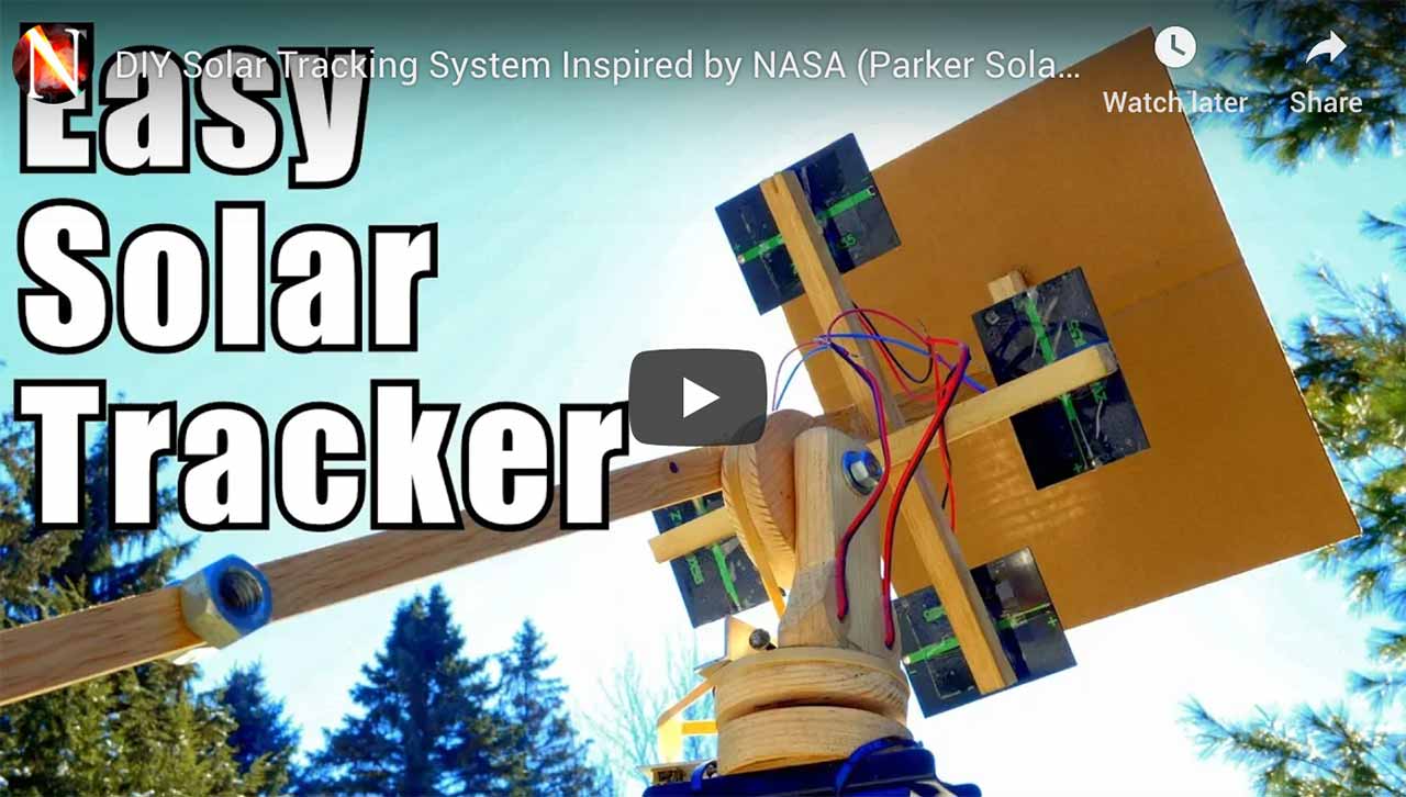 EASY DIY Solar Tracker Maximizes Your Energy For Pennies On The Dollar! Circuit Diagram