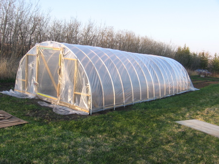 off grid greenhouse hoophouse