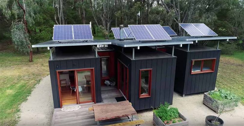 Awesome Solar Powered TRIPLE 20' Shipping Container Home is Timeless Design