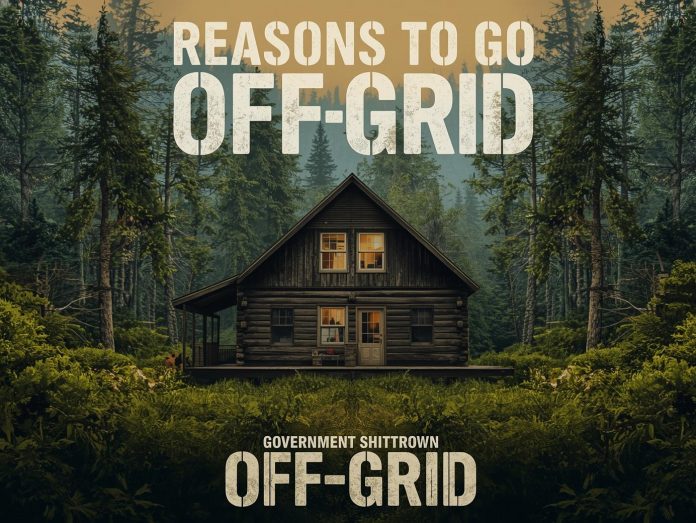 create a poster to promote this article https___offgridliving.net_7-government-shutdown-reasons-to-go-off-grid_