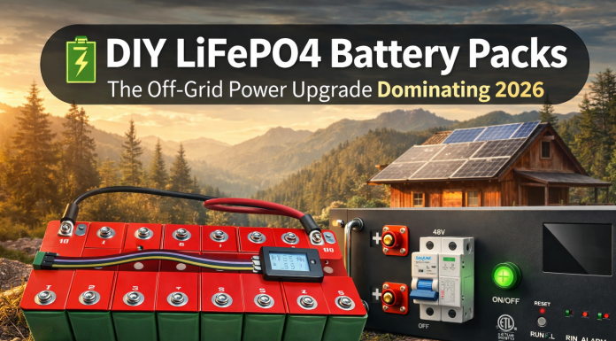 🔋 DIY LiFePO4 Battery Packs: The Off-Grid Power Upgrade Dominating 2026